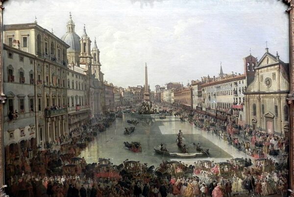 Pannini Paint of Piazza Navona