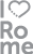 I love Rome Logo