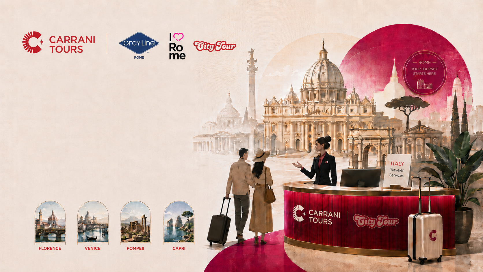 Carrani Tours inaugura un nuovo negozio nella zona di Termini a Roma